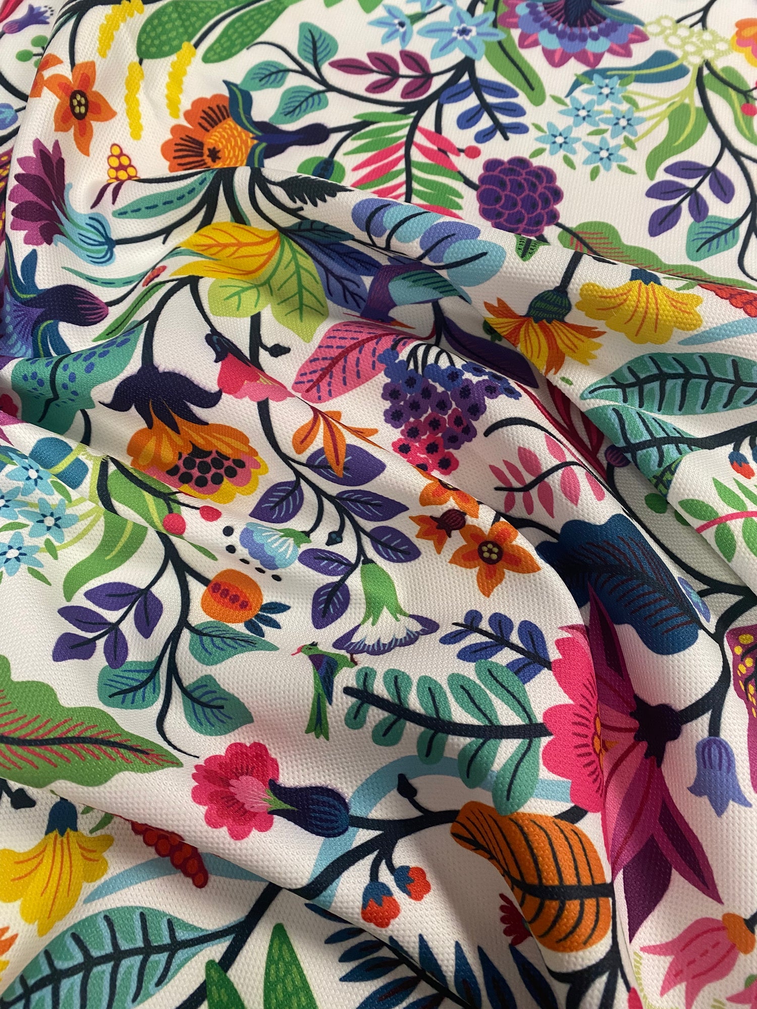Floral Design Upholstery Fabric - Floral Print for Home Decor and Furniture