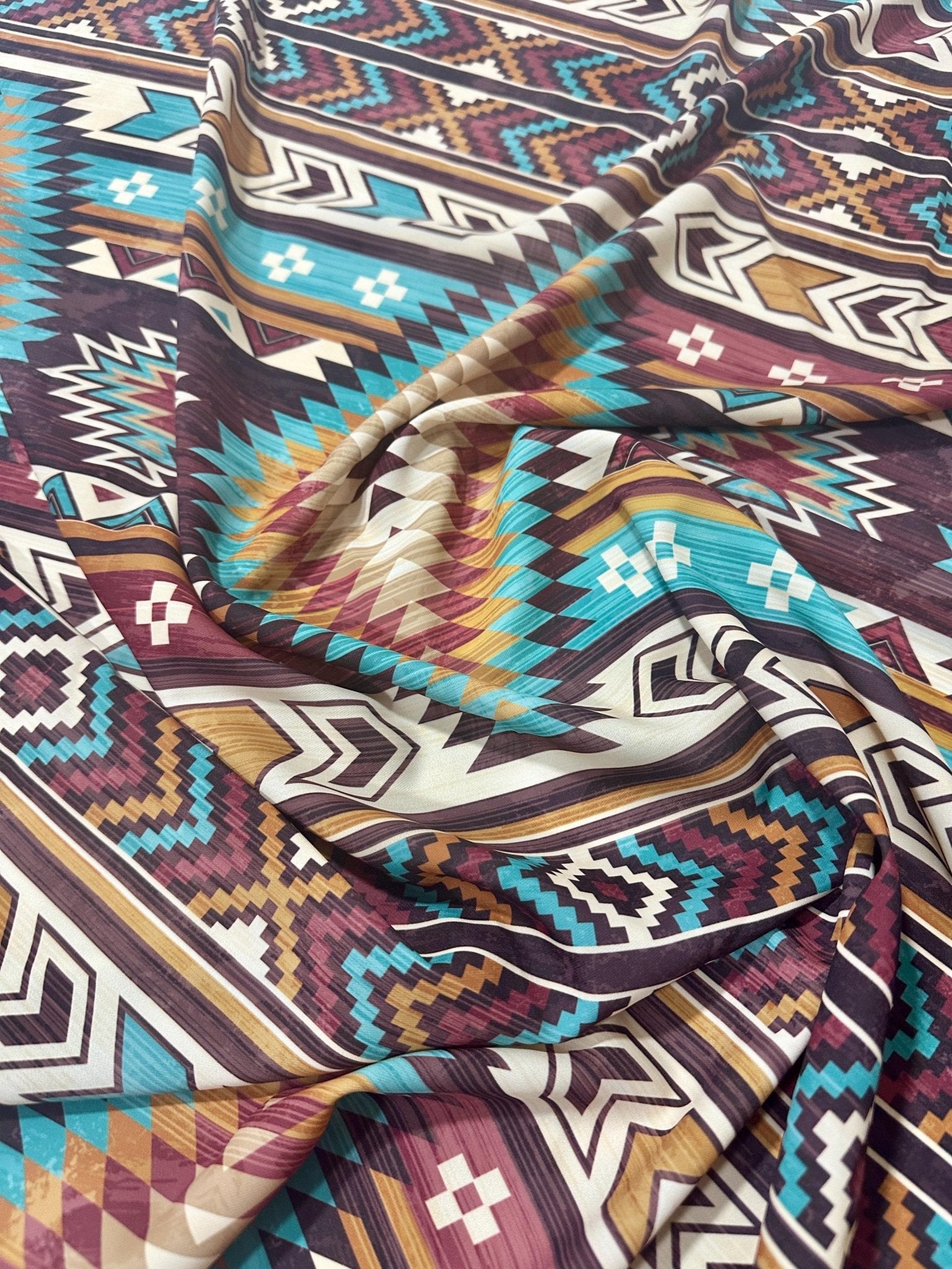 Aztec Designs Fabric, Retro Southwest Fabric By The Yard - Whotex Online Fabric Store