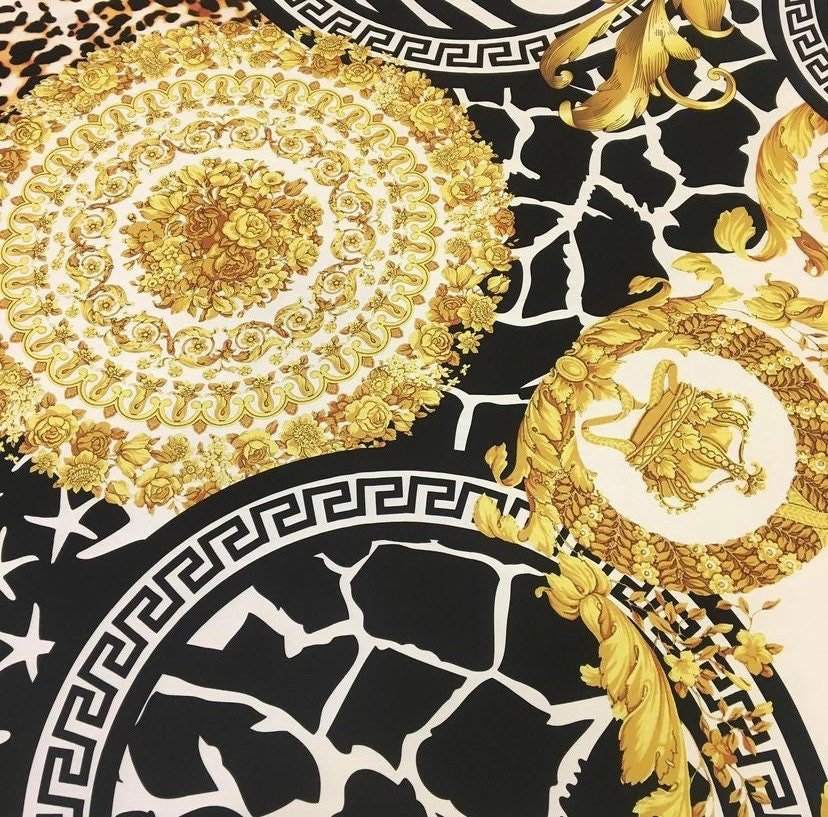 Baroque Pattern Fabric, Greek Key Design Fabric By The Yard - Whotex Online Fabric Store