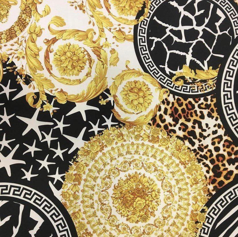 Baroque Pattern Fabric, Greek Key Design Fabric By The Yard - Whotex Online Fabric Store