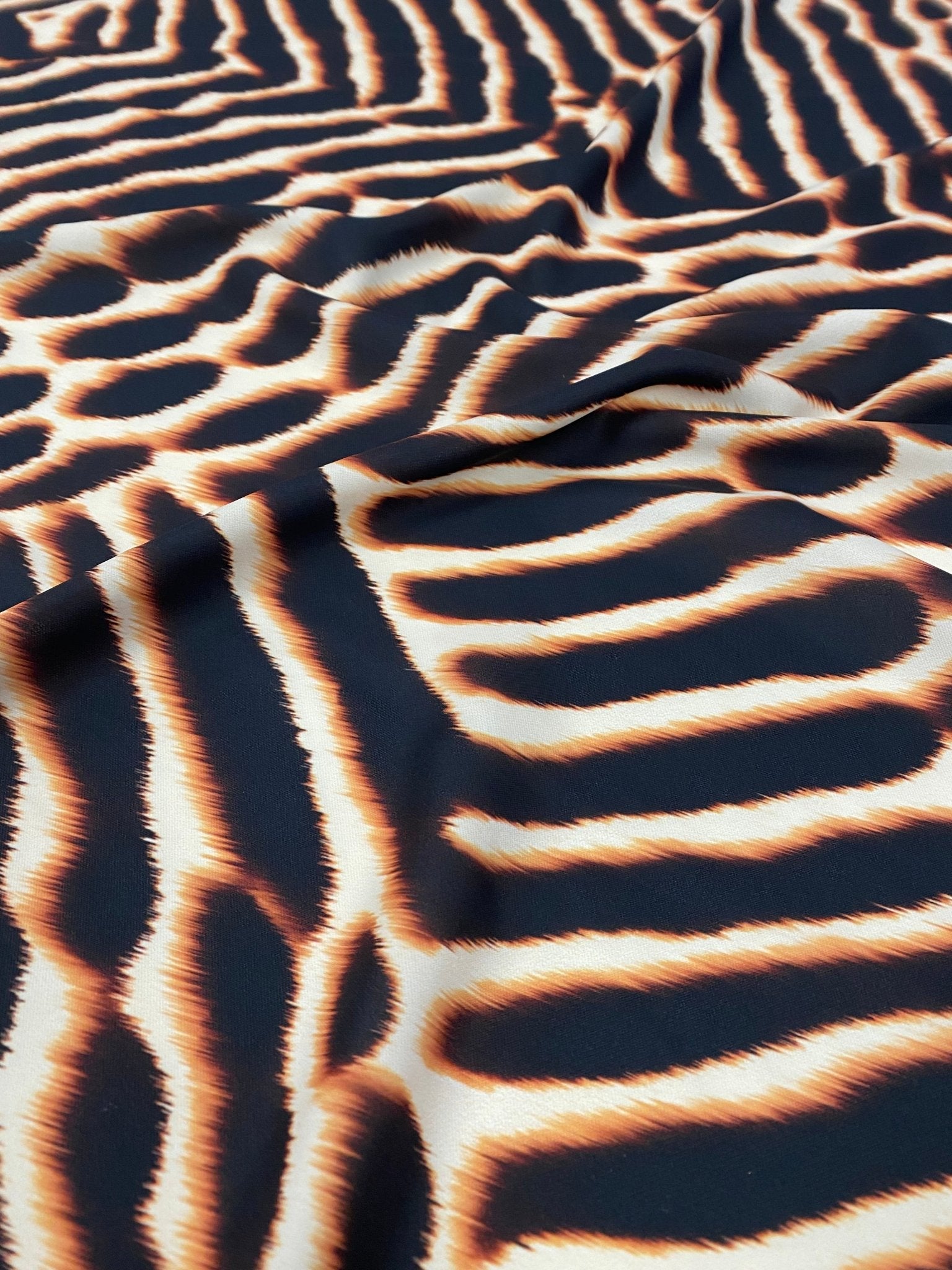 Brown and Black Animal Print Fabric - Whotex Online Fabric Store