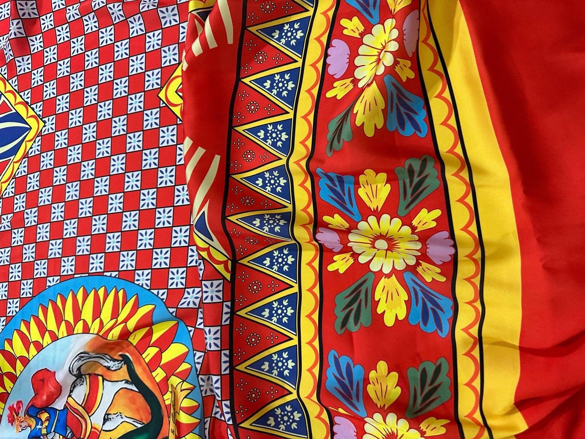 Caretto Pattern Fabric, Scilly Pattern Fabric - Whotex Online Fabric Store