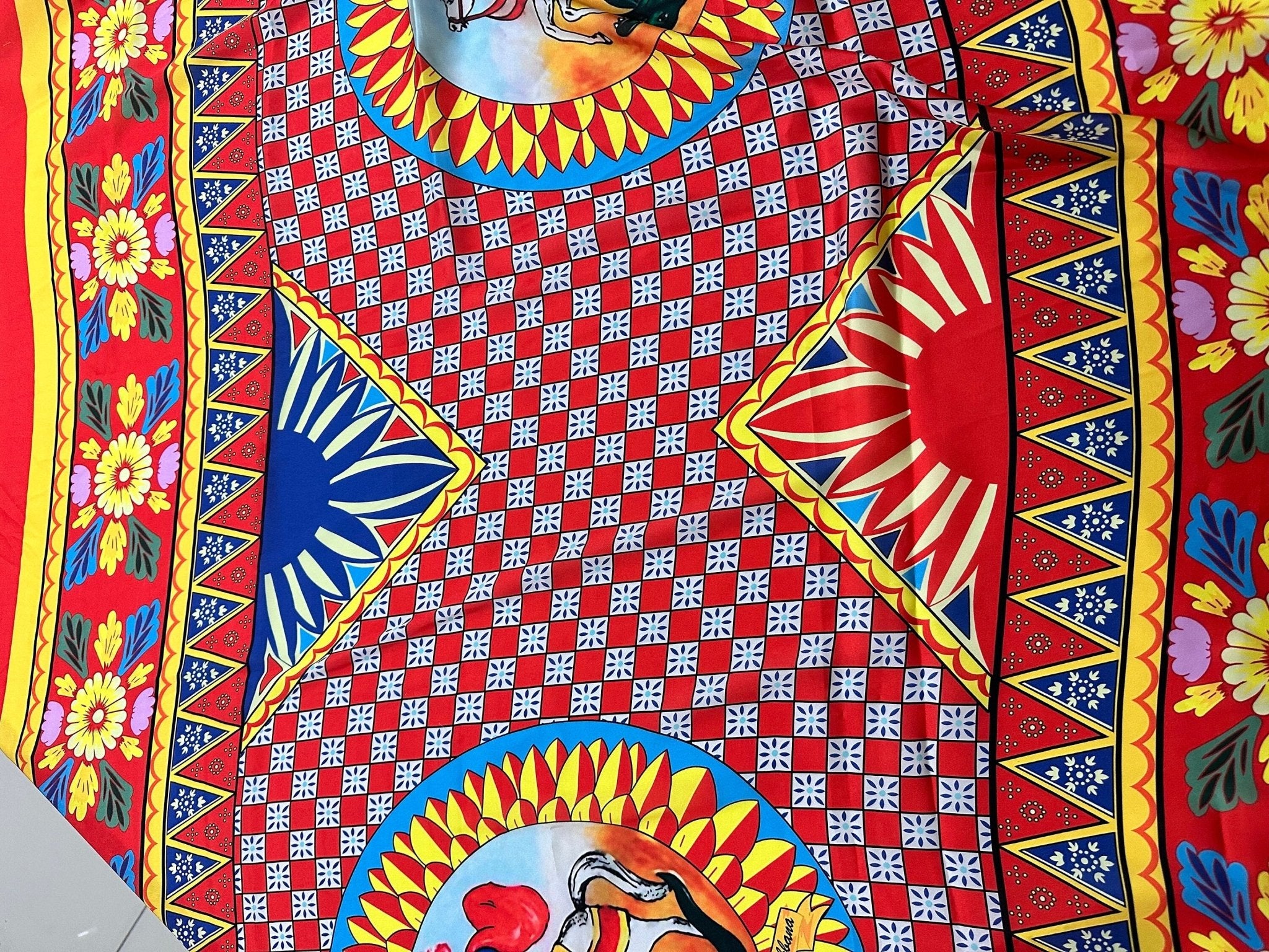 Caretto Pattern Fabric, Scilly Pattern Fabric - Whotex Online Fabric Store