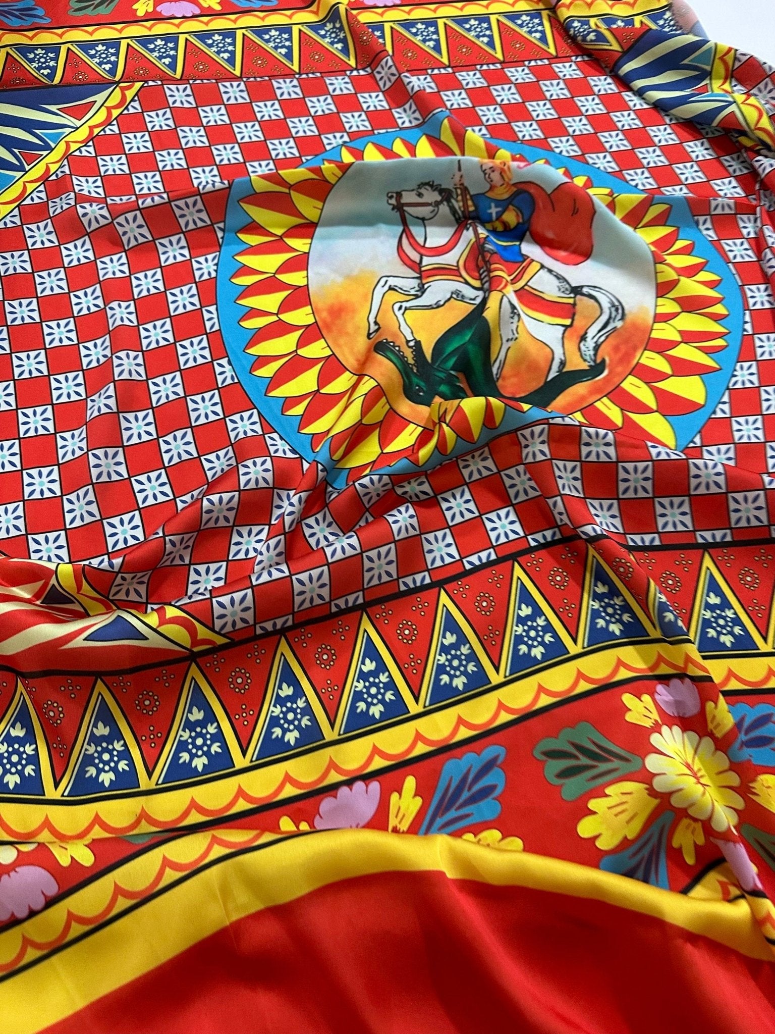 Caretto Pattern Fabric, Scilly Pattern Fabric - Whotex Online Fabric Store