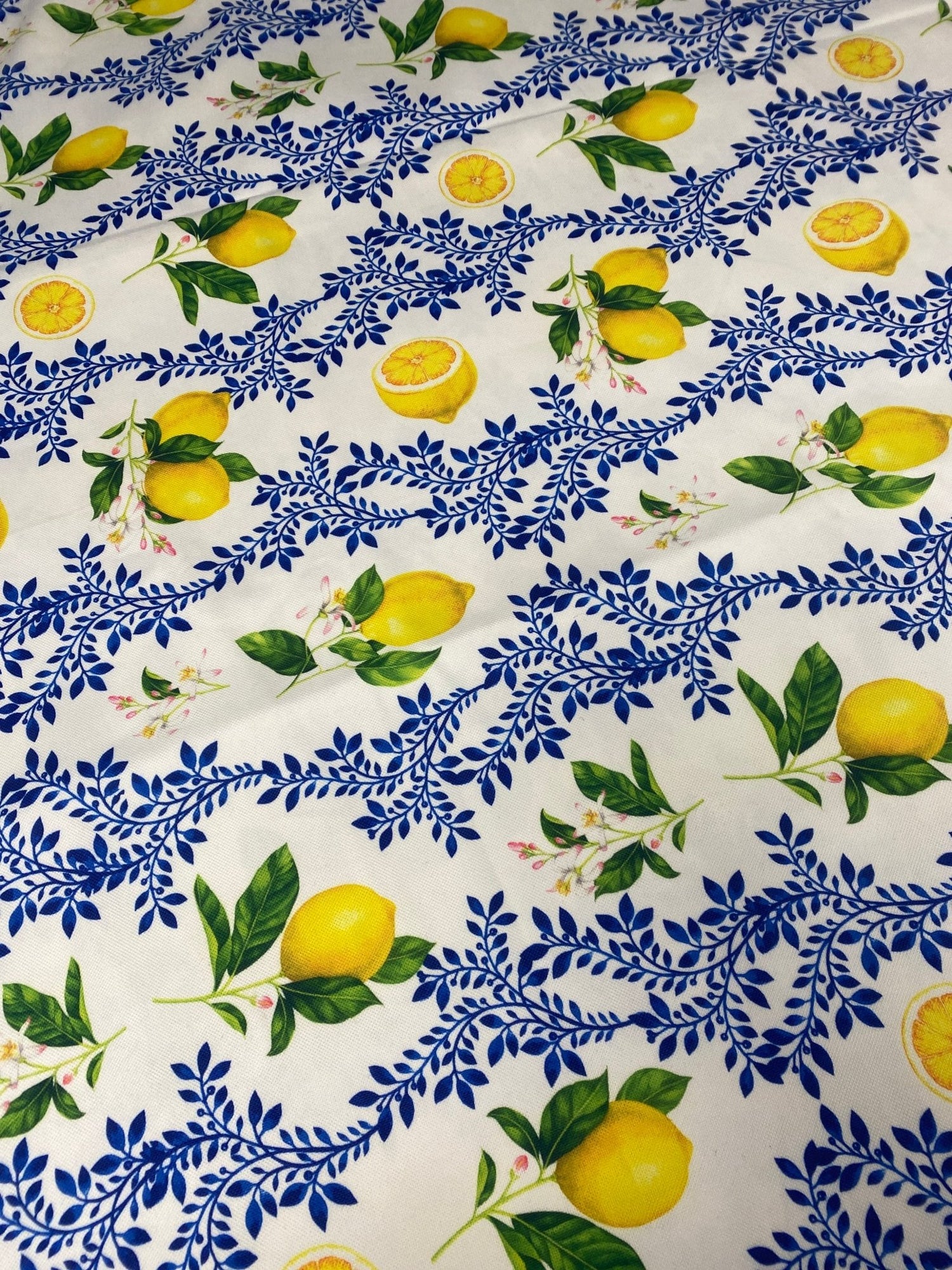Limon Design Upholstery Fabric - Vibrant Floral Print for Home Décor - Whotex Online Fabric Store
