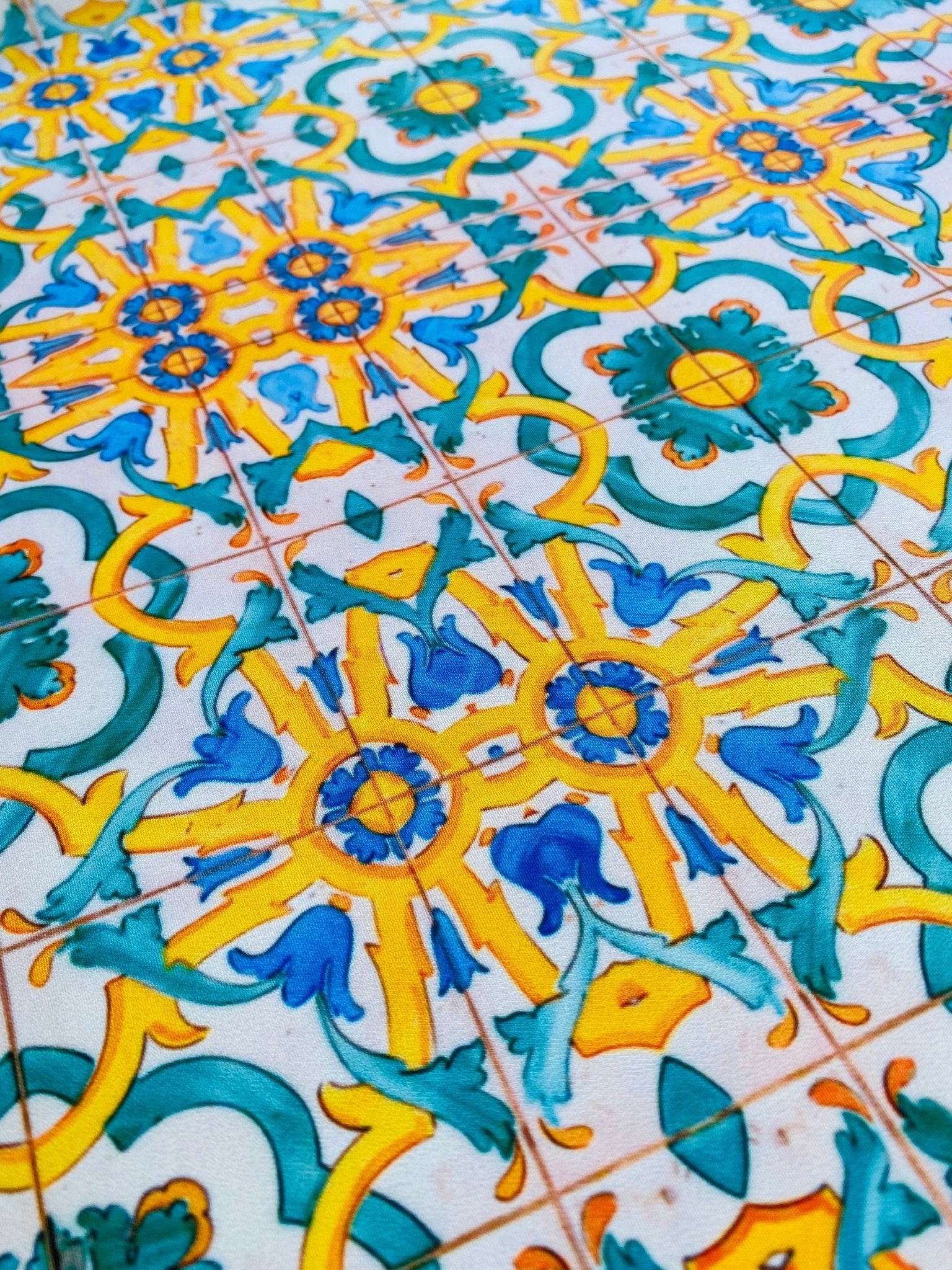 Majolica Pattern Portugal Pattern Fabric - Whotex Online Fabric Store