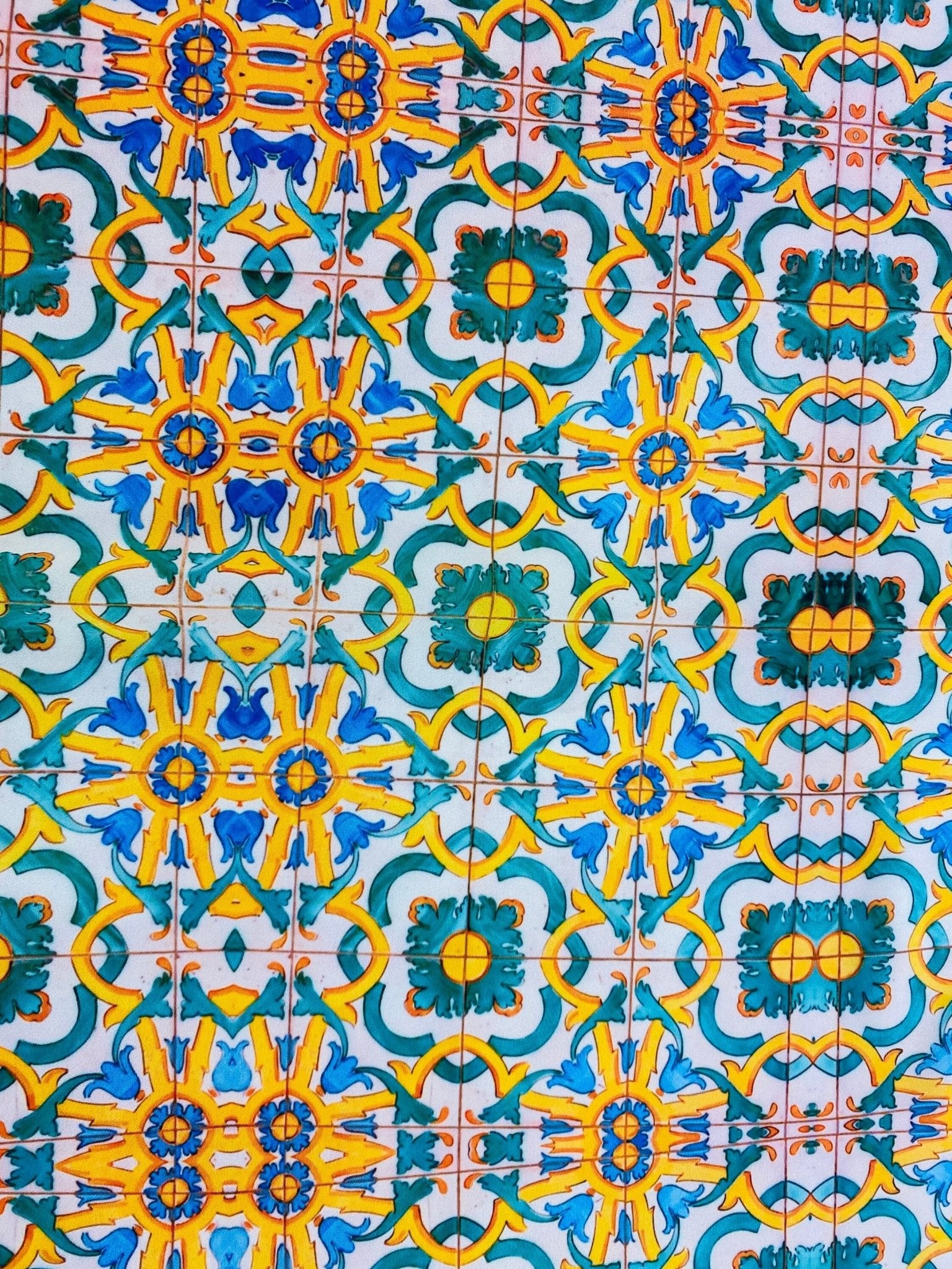 Majolica Pattern Portugal Pattern Fabric - Whotex Online Fabric Store