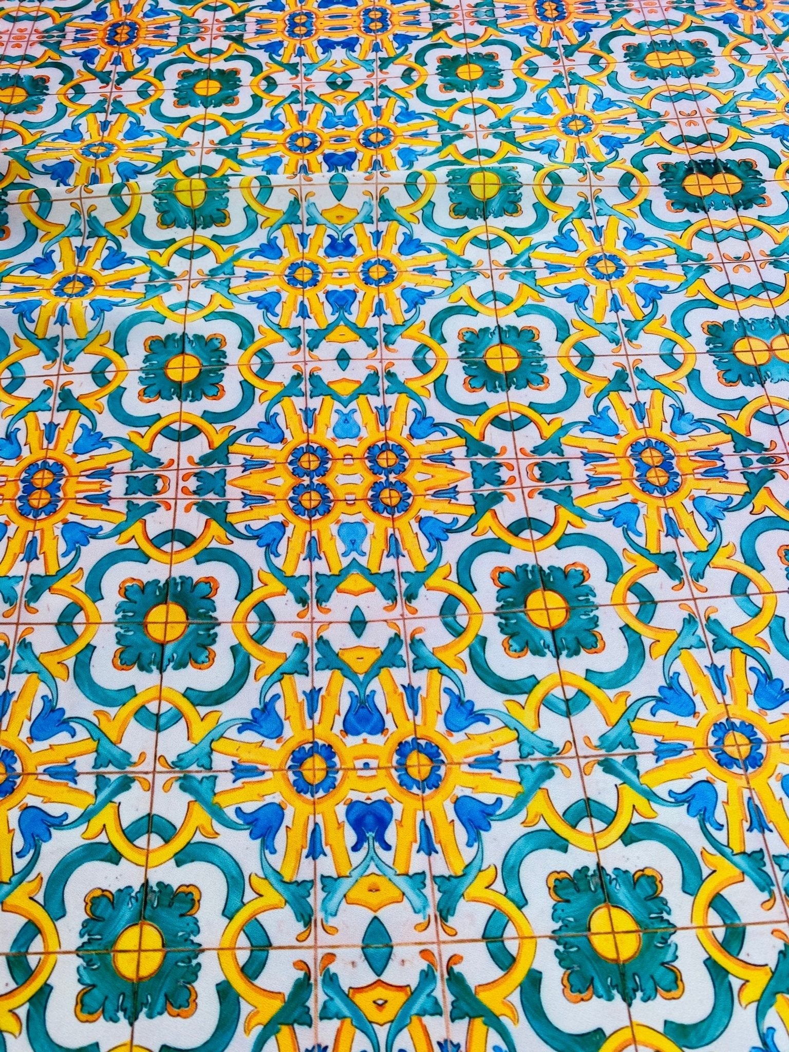 Majolica Pattern Portugal Pattern Fabric - Whotex Online Fabric Store
