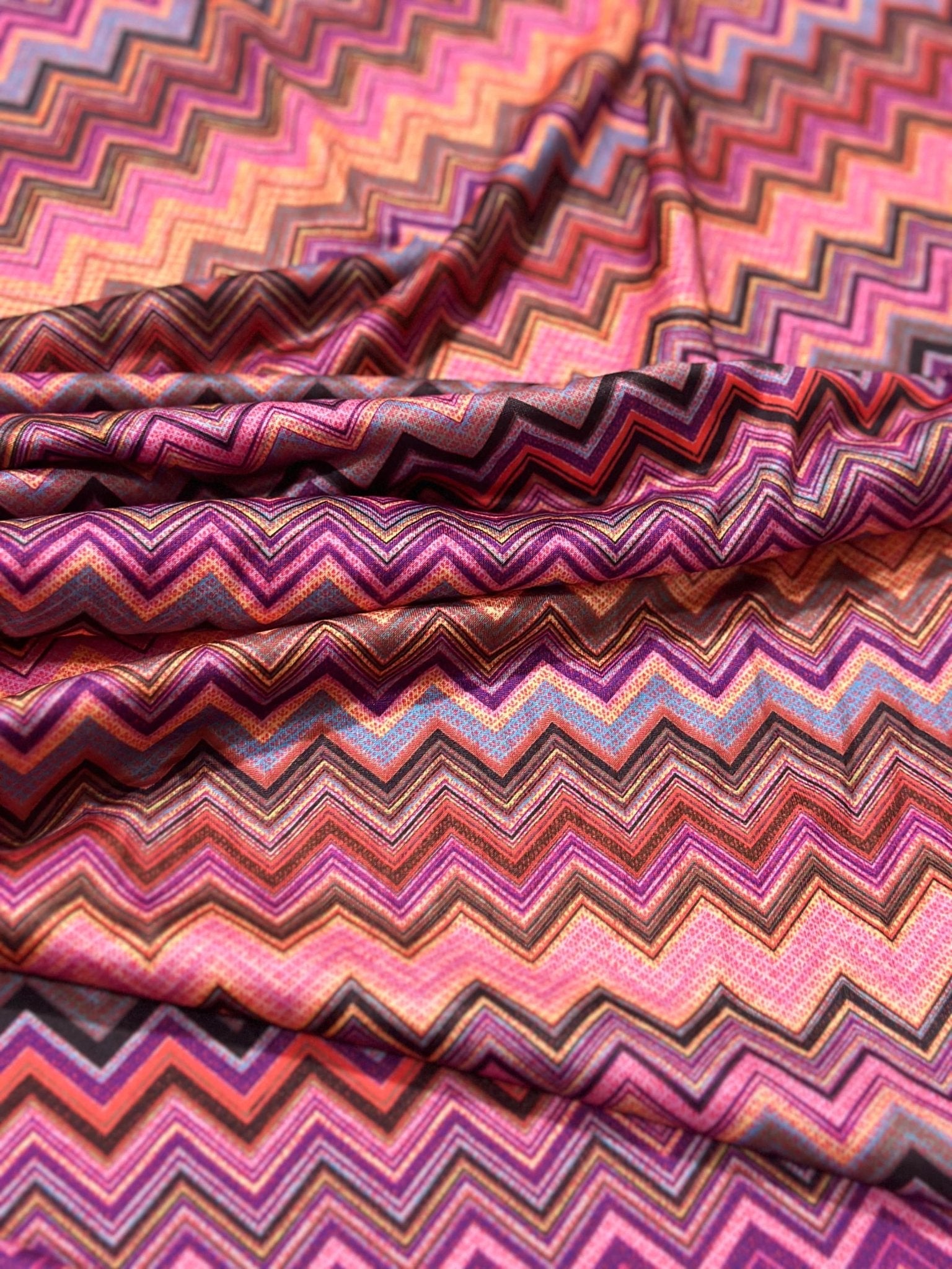 Mesh Fabric, Zigzag PatternFabric, 4 - Way Stretch Fabric - Whotex Online Fabric Store