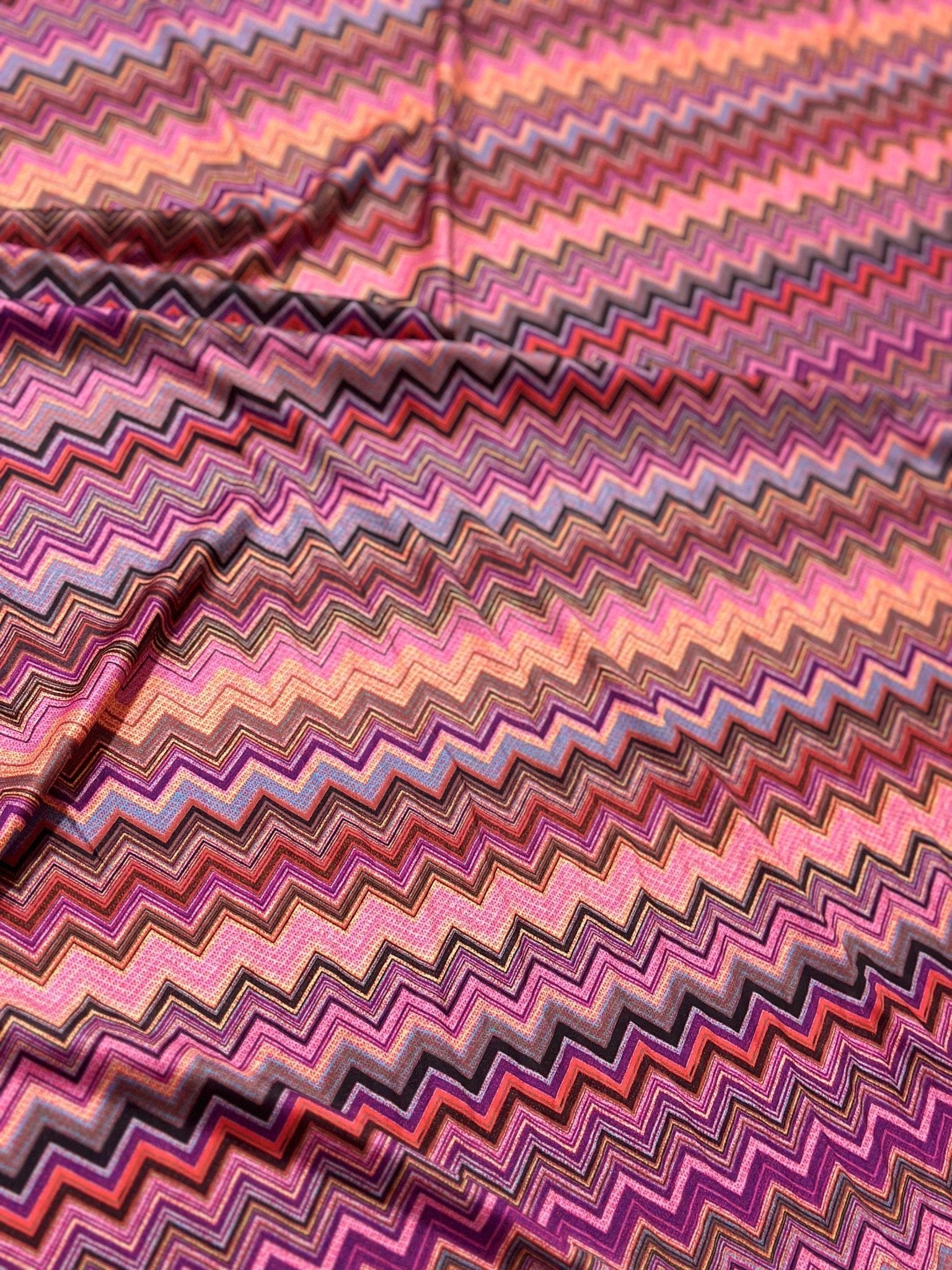 Mesh Fabric, Zigzag PatternFabric, 4 - Way Stretch Fabric - Whotex Online Fabric Store