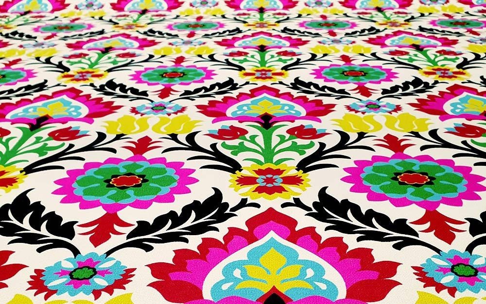 Santa Maria patterned Upholstery Fabric, Digital print Fabric, outdoor runner curtain pillow bags Fabric - Whotex Online Fabric Store