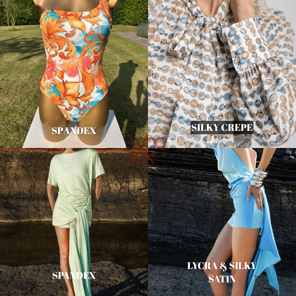 Sea Shell Pattern Sugar Chiffon Fabric - Whotex Online Fabric Store