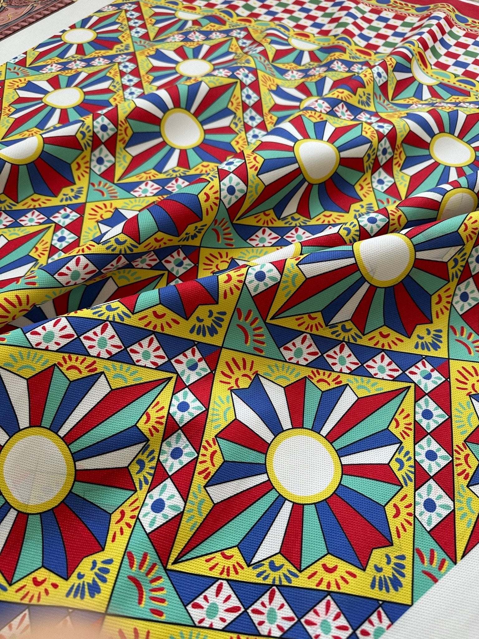 Sicilian Caretto Pattern Upholstery Fabric - Whotex Online Fabric Store