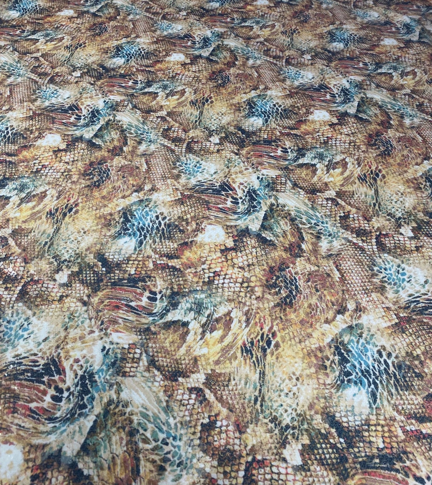 Snake Skin Sequin Fabric - Whotex Online Fabric Store