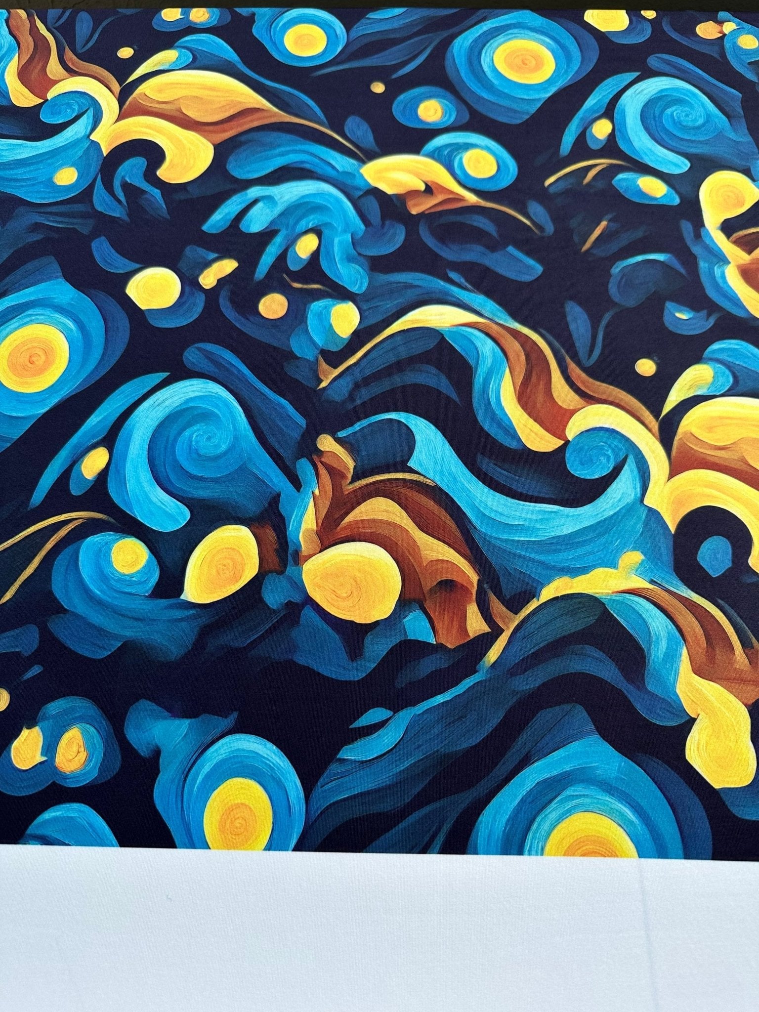 Spandex Fabric, Van Gogh Style Fabric, 4 - way strech Fabric, made in turkey - Whotex Online Fabric Store