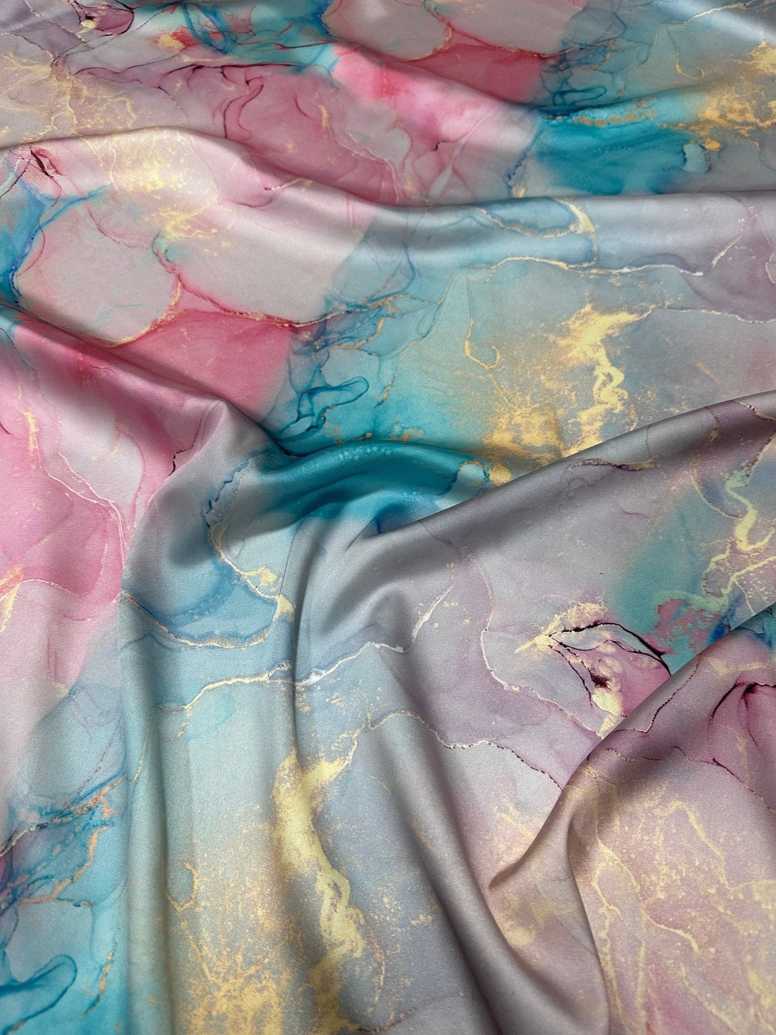 Tie Dye Fabric By The Yard, Cloud Theme Fabric - Whotex Online Fabric Store