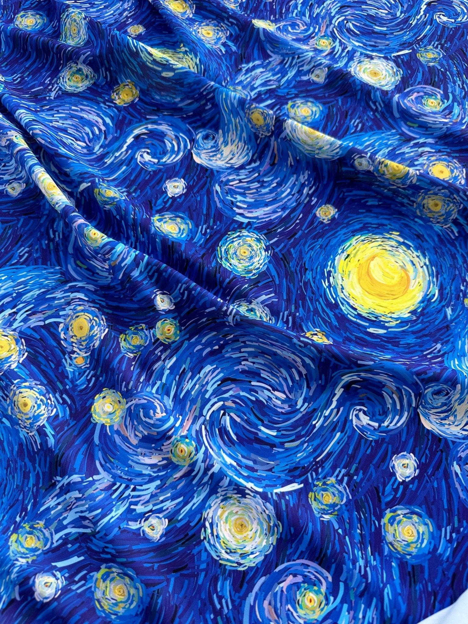 Van Gogh Style Fabric By The Yard - Whotex Online Fabric Store