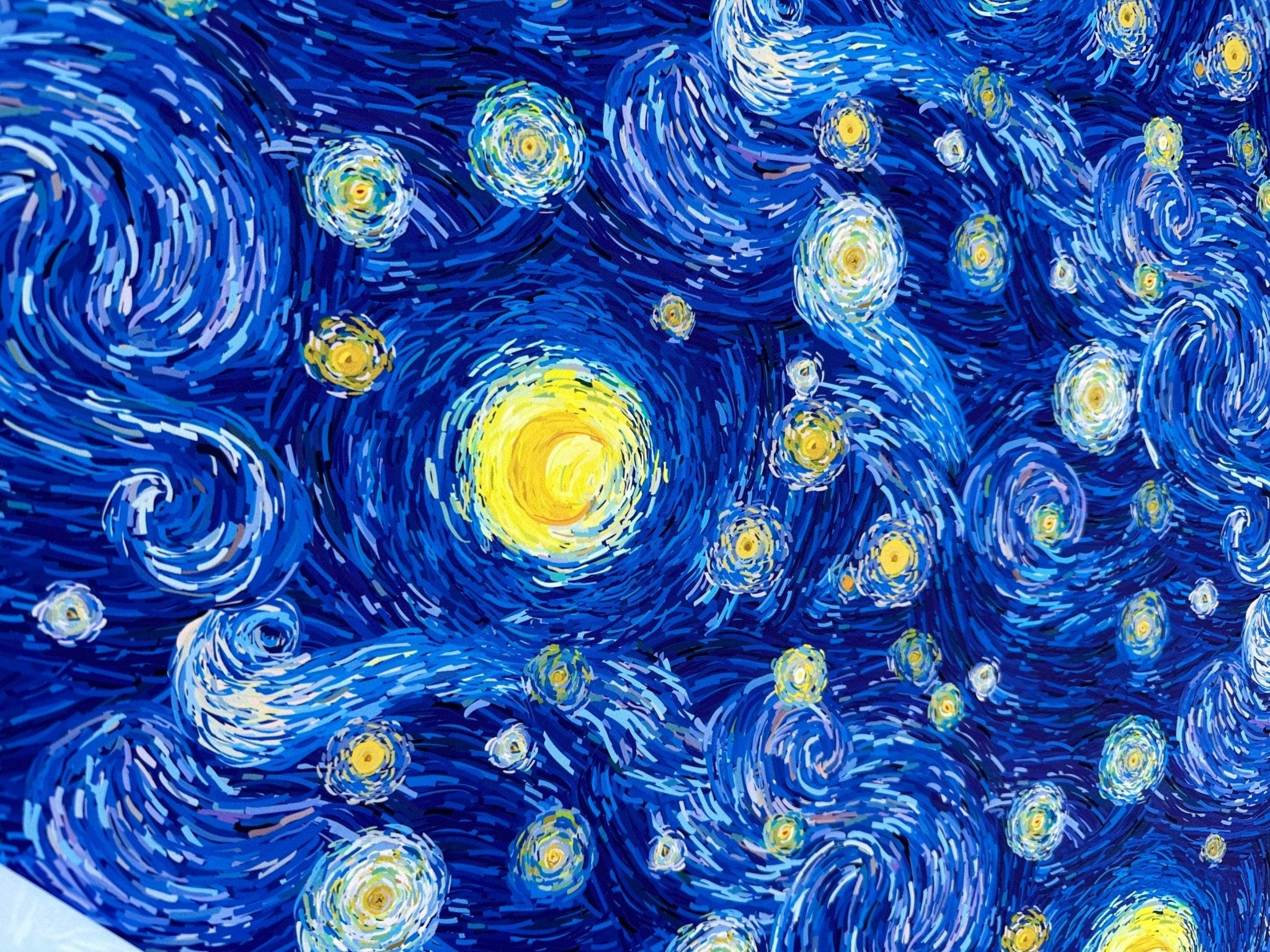 Van Gogh Style Fabric By The Yard - Whotex Online Fabric Store