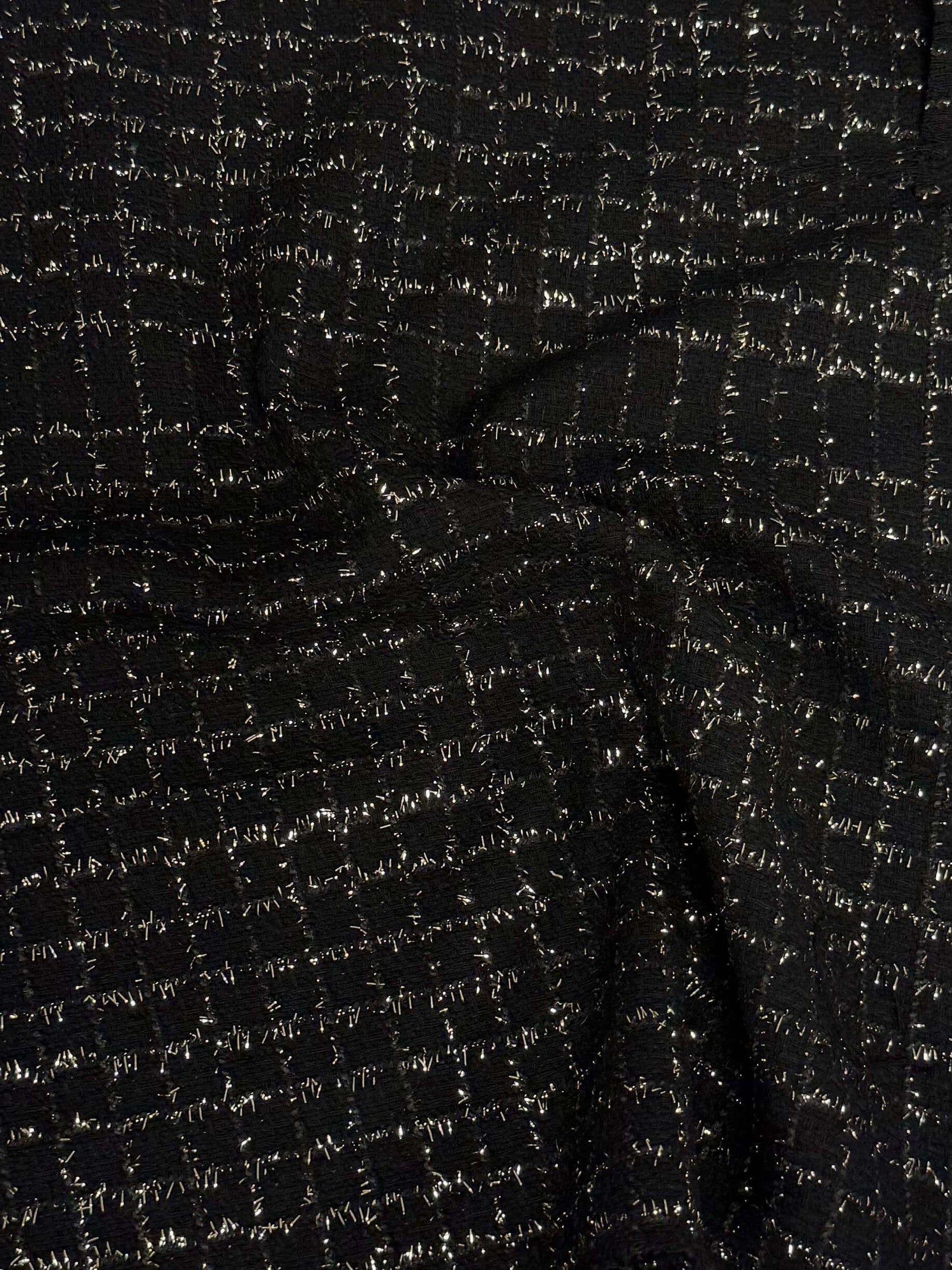 black wool tweed 1