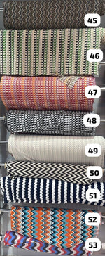 53 Different Design, Zigzag Knit Jersey fabric,Luxury Fabric, Beach Dress - Whotex Online Fabric Store