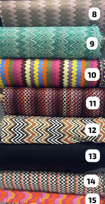 53 Different Design, Zigzag Knit Jersey fabric,Luxury Fabric, Beach Dress - Whotex Online Fabric Store