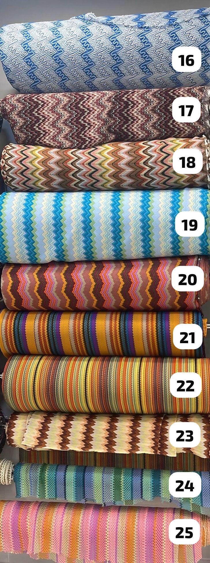 53 Different Design, Zigzag Knit Jersey fabric,Luxury Fabric, Beach Dress - Whotex Online Fabric Store