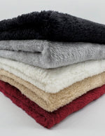 Welsoft Double-Sided Plush Fabric by the Metre – Ultra-Soft Fleece for Blankets & Loungewear in various colors.