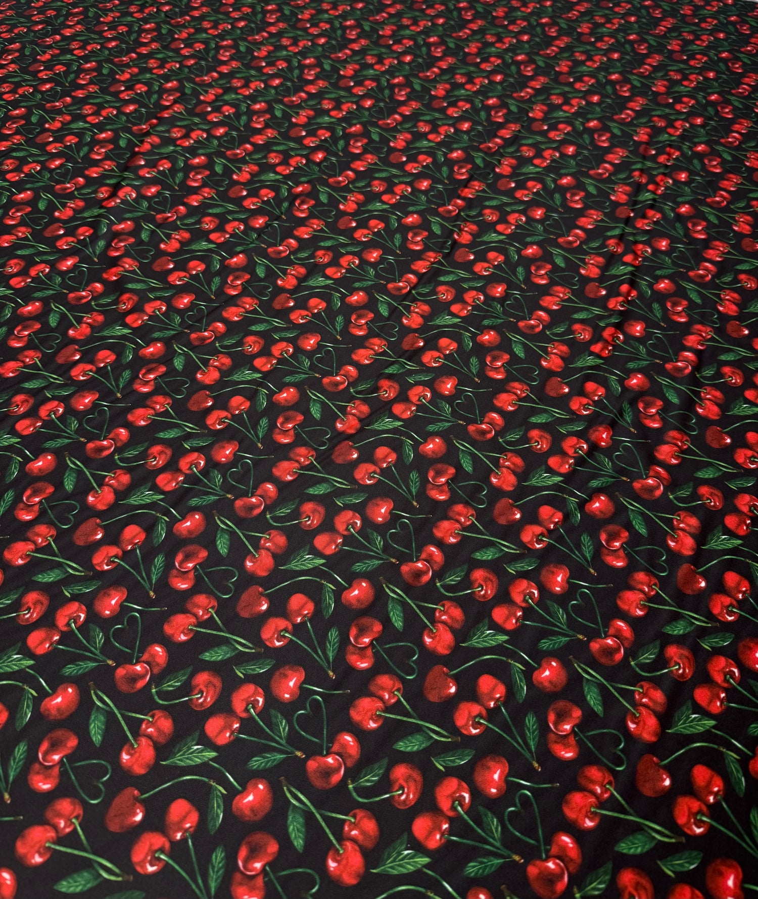 Cherry Print Fabric by the Metre