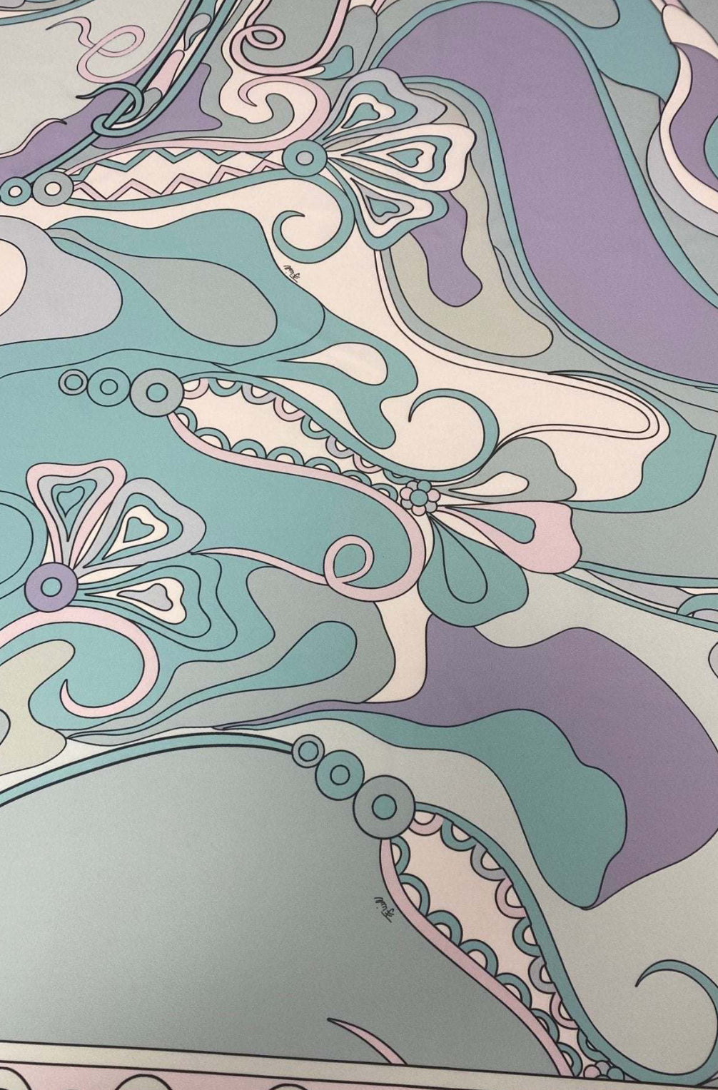 Pastel Abstract Crepe Fabric – Soft, Flowing & Stylish