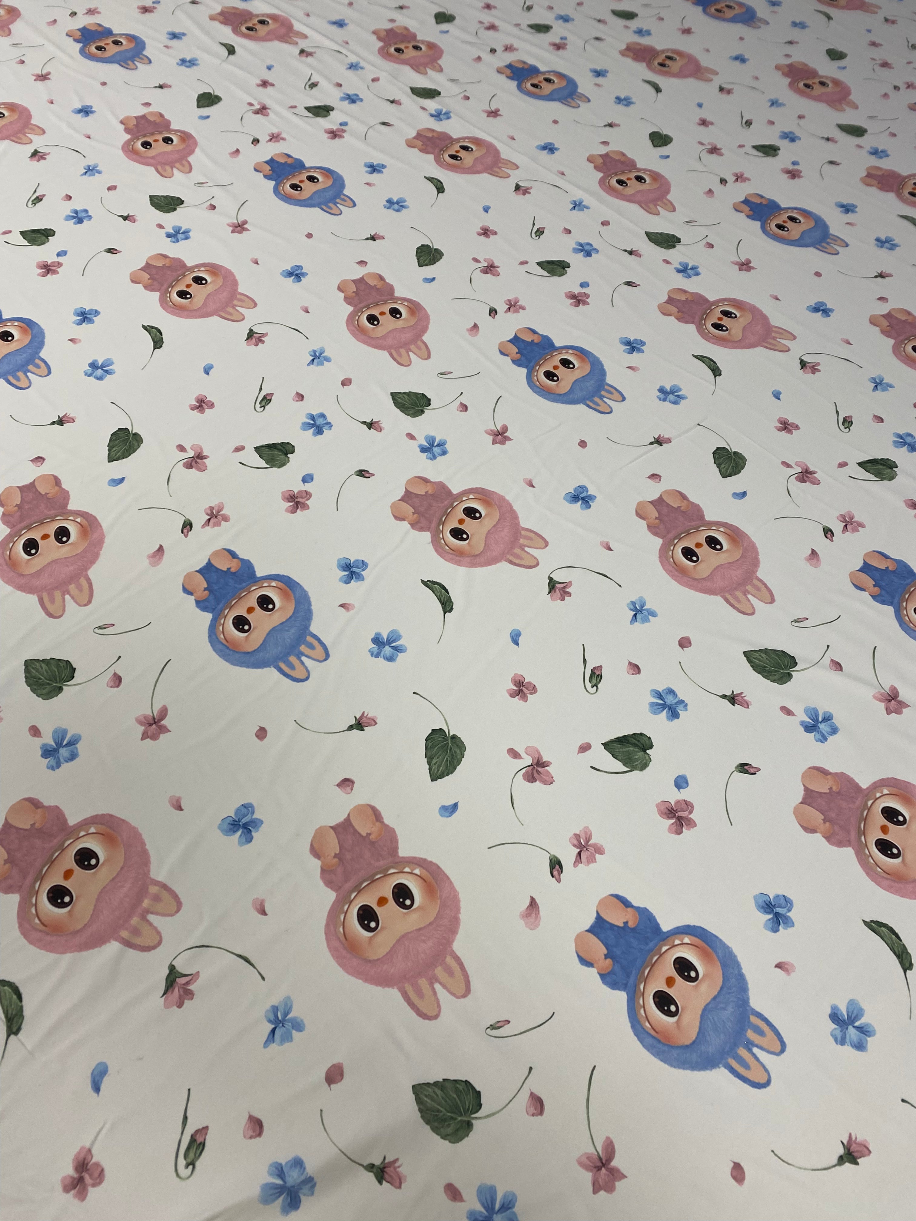 Cute Cartoon Animal Print Fabric