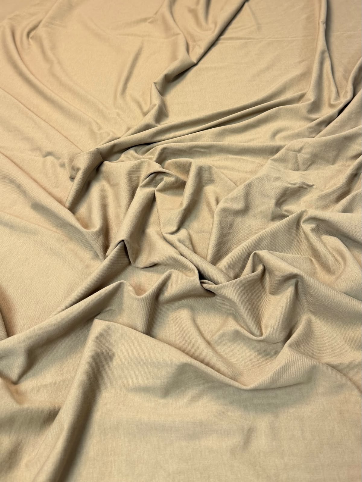Army Green Cotton Stretch Sweatshirt Jersey Fabric by the Metre