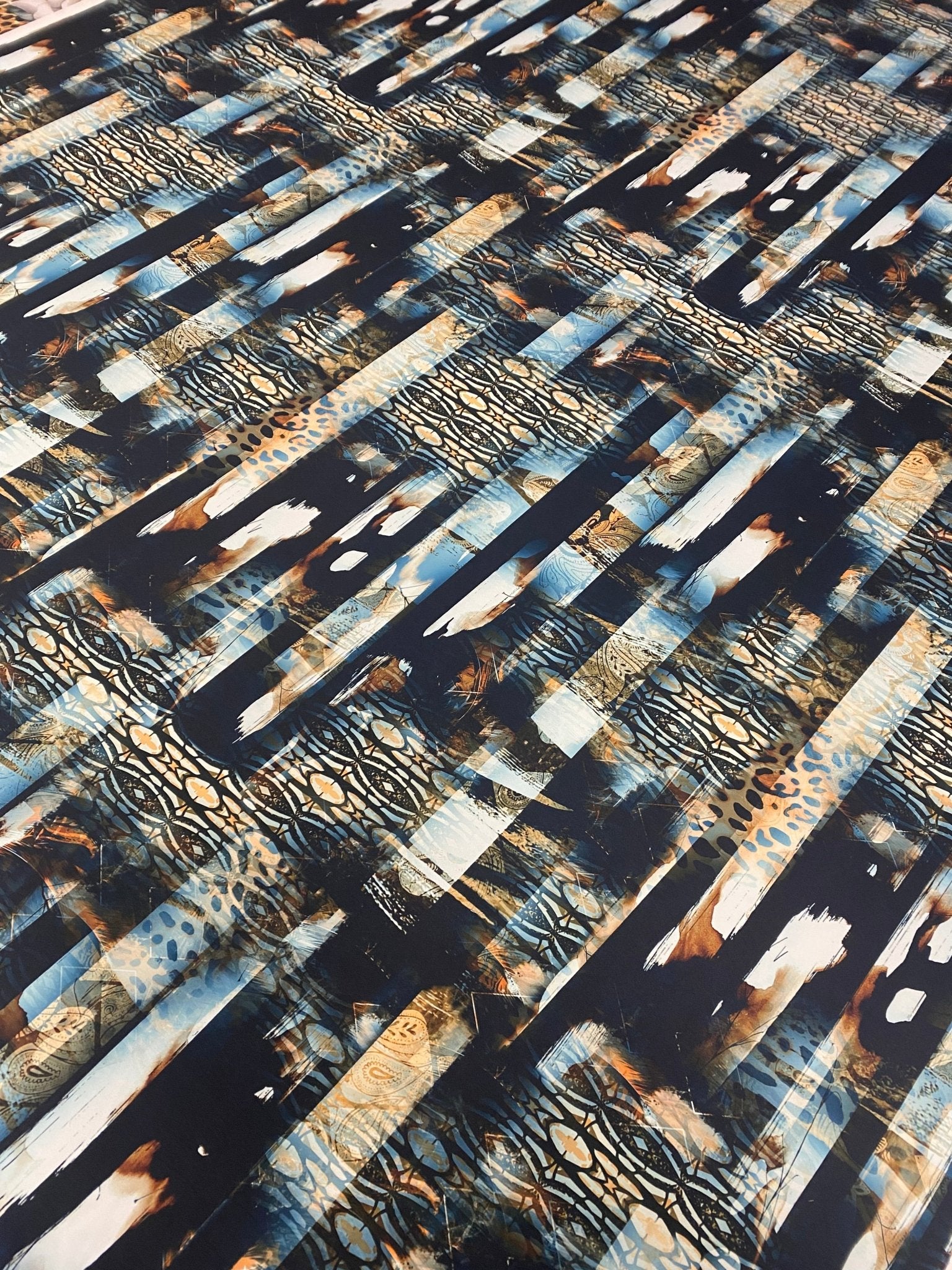Abstract Animal Print Fabric – Custom Printed Fabric on Satin, Crepe, Spandex or Chiffon - Whotex Fabrics London