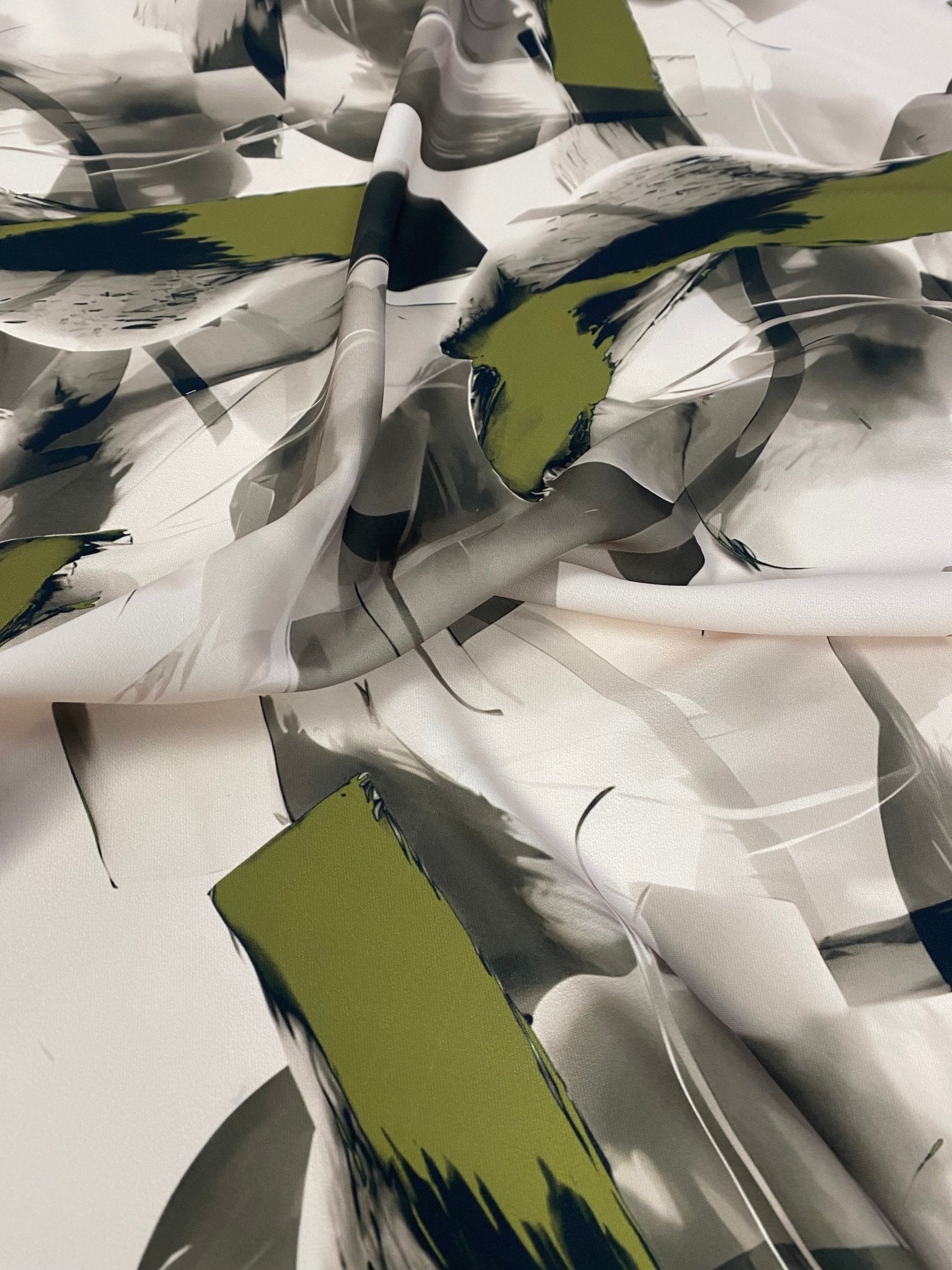 Abstract Artistic Brushstroke Fabric - Whotex Online Fabric Store