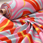 Abstract Lurex Fabric by the Metre - Whotex Fabrics London