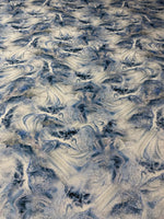 Abstract Marble Lurex Fabric by the Metre - Whotex Fabrics London