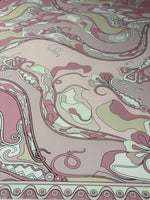 Abstract Pastel Spandex Fabric by the Metre - Whotex Fabrics London