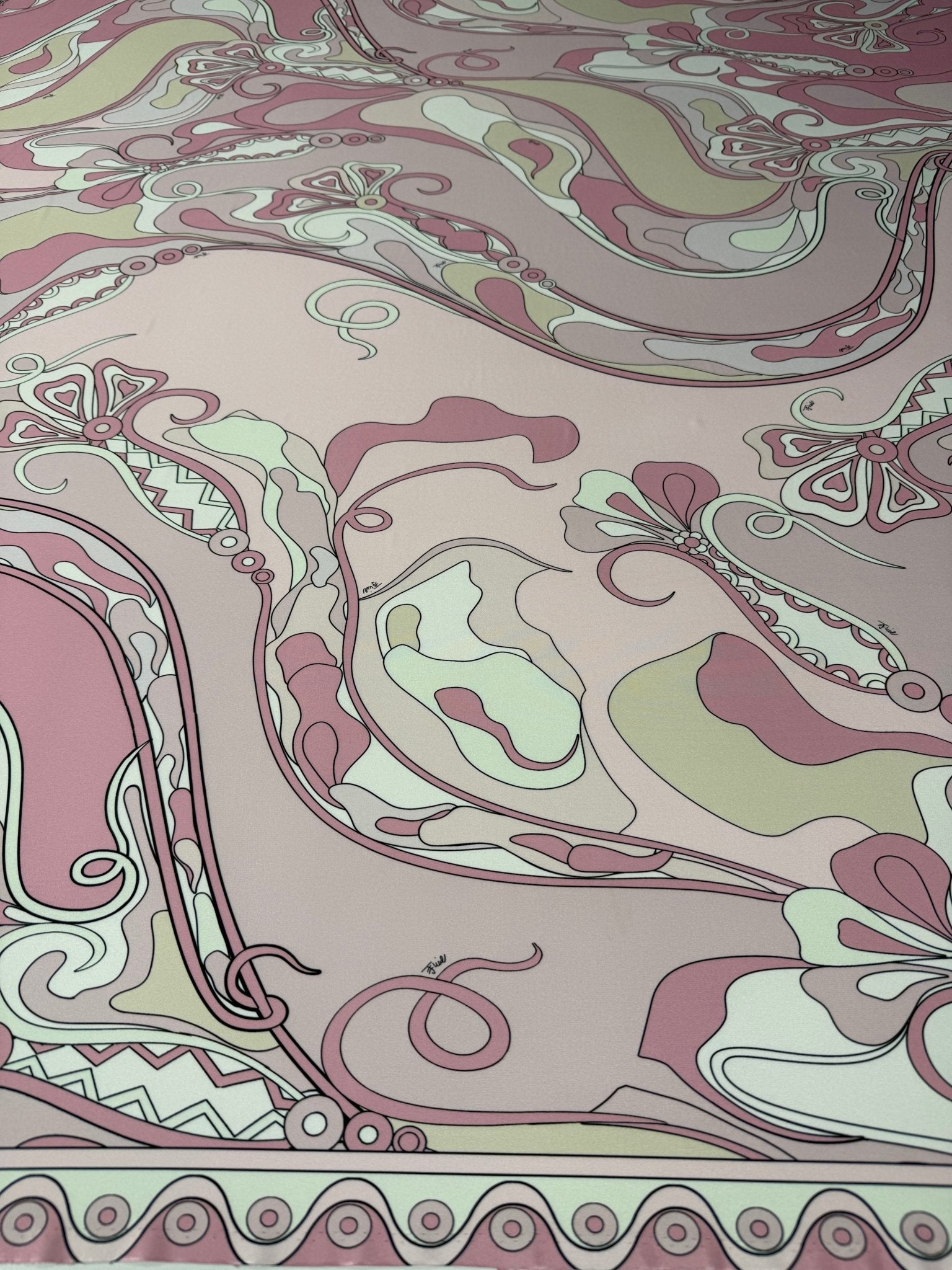 Abstract Pastel Spandex Fabric by the Metre - Whotex Fabrics London