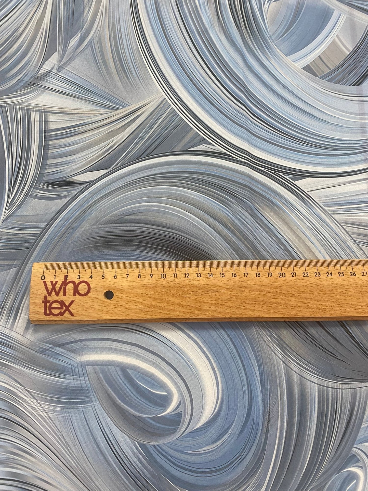 Abstract Swirl Pattern Fabric in Neutral Tones – Modern Brushstroke Design - Whotex Online Fabric Store