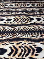 Animal Print Spandex Fabric by the Metre - Whotex Fabrics London