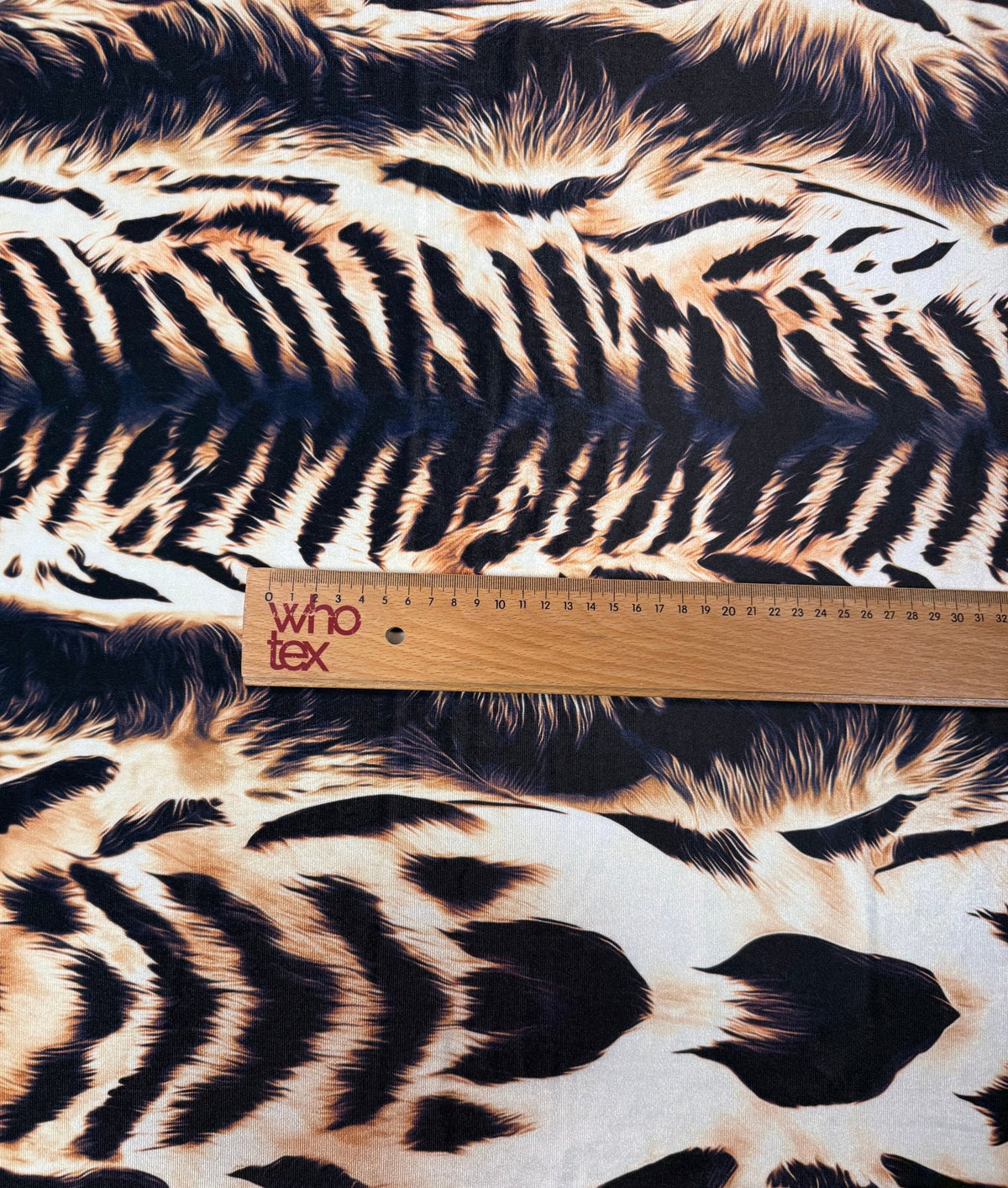 Animal Print Stretch Velvet Fabric by the Metre - Whotex Fabrics London