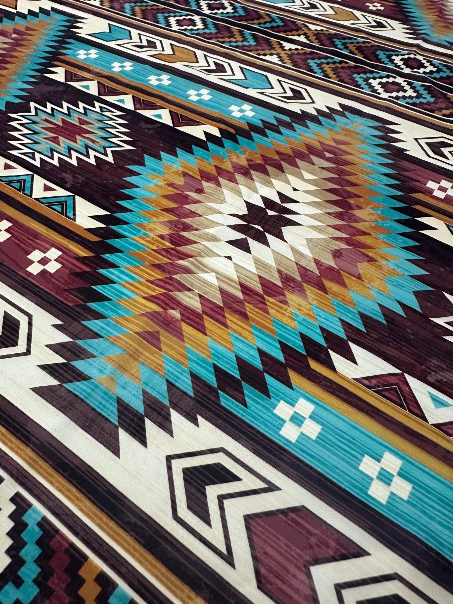 Aztec Fabric, Retro Southwest Crepe, Satin, 4 Way Stretch, and Upholstery Fabric - Whotex