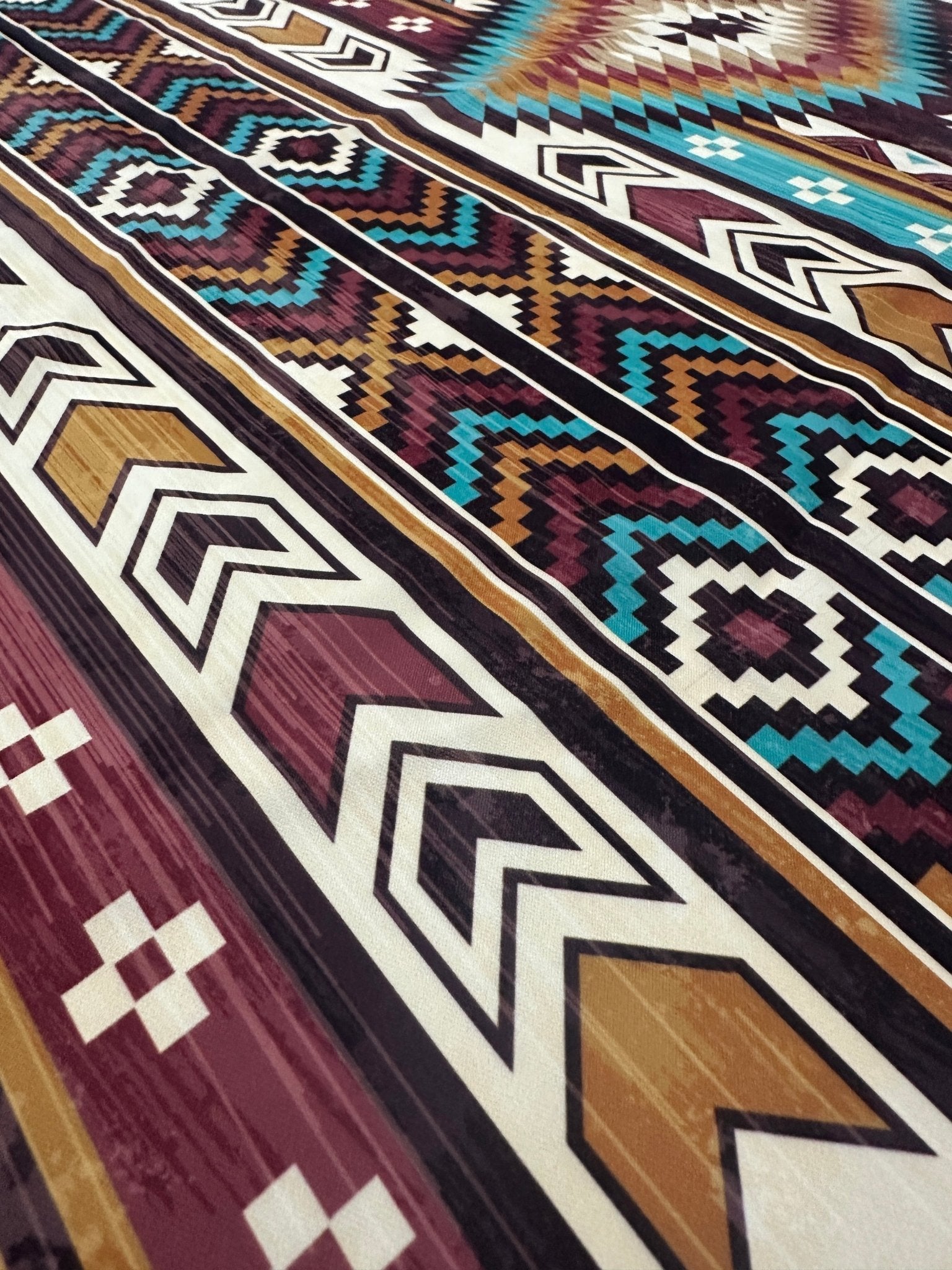 Aztec Fabric, Retro Southwest Crepe, Satin, 4 Way Stretch, and Upholstery Fabric - Whotex