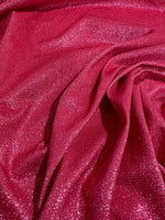 Barbie color Lurex Fabric, Fushsia Color Glitter 4 - Way Stretch - Whotex Online Fabric Store