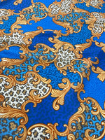 Baroque and Leopard Pattern Fabric By The Yard - Whotex Online Fabric Store