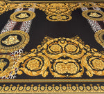 Baroque Chain Print Crepe Fabric - Whotex Fabrics London