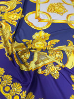 Baroque Gold Crepe Fabric by the Metre – Luxury & Elegant - Whotex Fabrics London