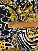 Baroque Greek Key Fabric - Elegant Textile by the Yard - Whotex Online Fabric Store