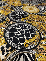 Baroque Greek Key Fabric - Elegant Textile by the Yard - Whotex Online Fabric Store