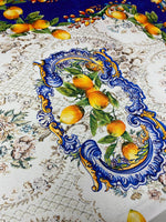 Baroque Lemon & Cherub Crepe Fabric by the Metre – Luxury - Whotex Online Fabric Store