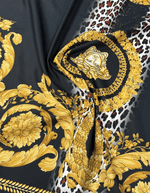 Baroque Leopard Fabric Sold by the Metre - Whotex Fabrics London